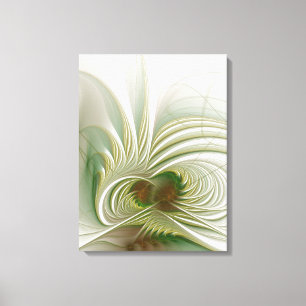 Soft and tenderness fractal fantasy flower leinwanddruck