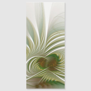 Soft and tenderness fractal fantasy flower magnetkarte
