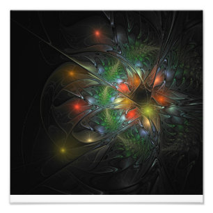 Soft and tenderness Fraktal Fantasy Blume Akzentui Fotodruck