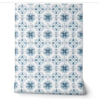 Soft Aquamarin Blossom Medley Petite - Aquamarin,  Tapete