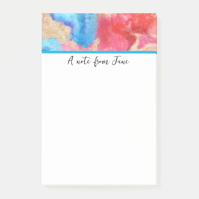 SOFT AS STONE Art Post-it Klebezettel (Vorderseite)