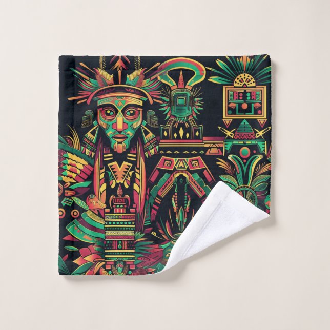 Soft Azure "Ancestral Paradigm" Plush Wash Tuch (Waschlappen)