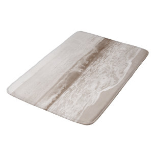 Soft Beige Atlantic Ocean Bliss 2 #ocean #art Badematte
