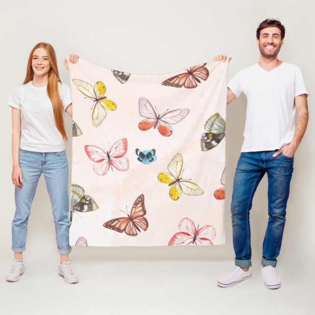 Soft Blooms Fleece-Decke Fleecedecke (Beispiel)