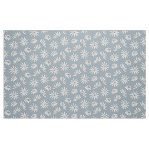 Soft Blue Daisies   Hütte Core Stoff