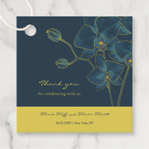Soft Blue Orchid Wedding Geschenkanhänger