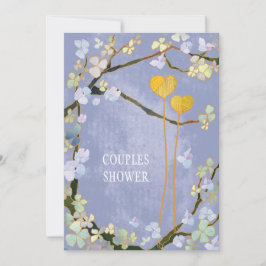 Soft Blue Spring Wedeldusche Einladung