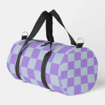 Soft Blue und Lavender Checked