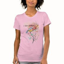 Soft Bluebird Design T - Shirt
