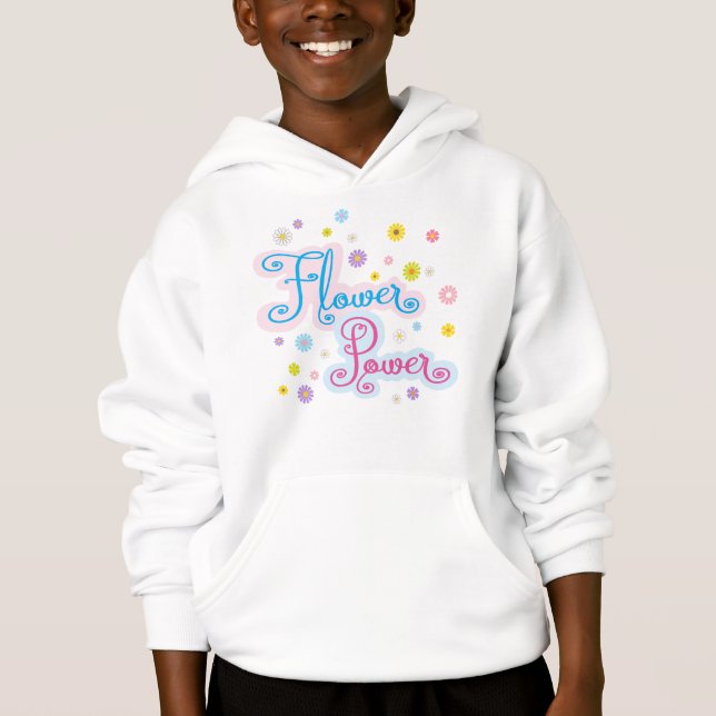 Soft Blume Power Hoodie (Vorderseite)