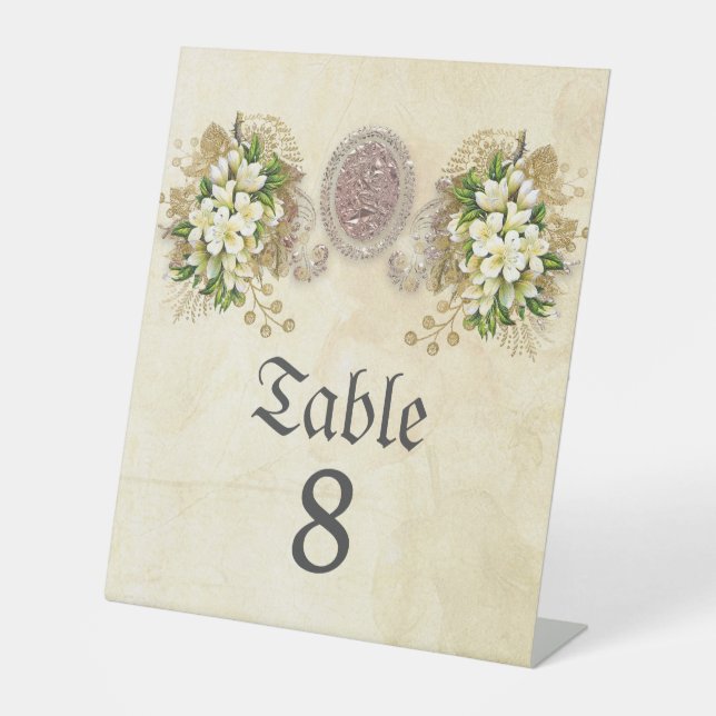 Soft Blume Sockelschild (Vorderseite)