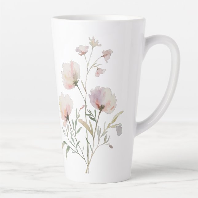 Soft Botanica Watercolor Tasse (Rechts)