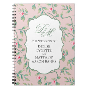 Soft Botanical Wedding Notizblock