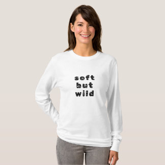 Soft but wild – T-shirt à l'imprimé minimaliste