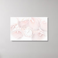 Soft Calla Lilies Canvas Print