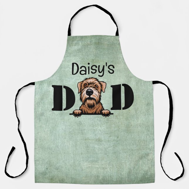 Soft Coat Wheaten Terrier Personalisiert Vater Sch Schürze (Vorderseite)