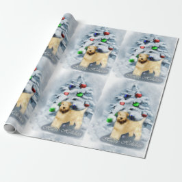 Soft Coat Wheaten Terrier Weihnachten Geschenkpapier