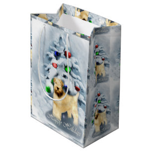 Soft Coat Wheaten Terrier Weihnachten Mittlere Geschenktüte