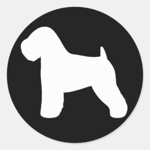 Soft Coated Wheaten Terrier Runder Aufkleber
