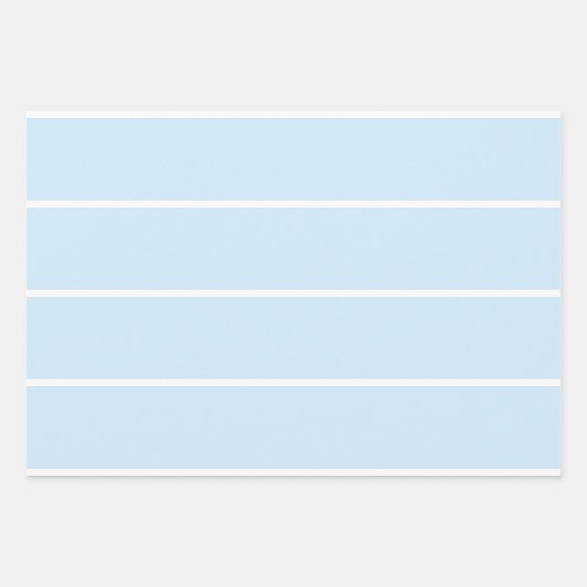 Soft Color Vertical Stripe Pattern Design Geschenkpapier Set (Vorderseite)