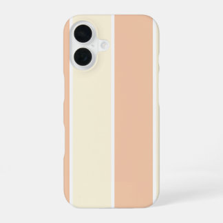 Soft Color Vertical Stripe Pattern Design iPhone 16 Hülle