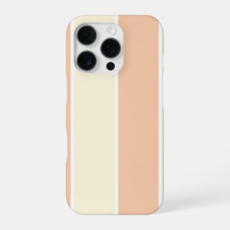 Soft Color Vertical Stripe Pattern Design iPhone 16 Pro Hülle
