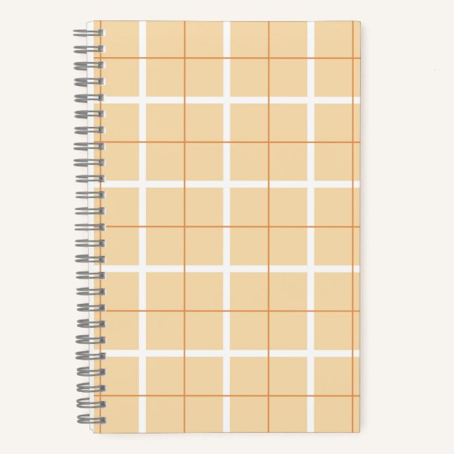 Soft Color Vertical Stripe Pattern Point Design Notizbuch (Vorderseite)