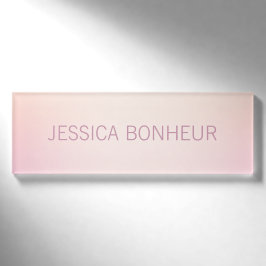 Soft Colors Fading Ombre Namenschild