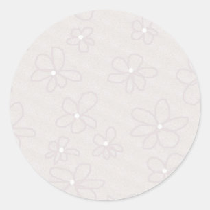 Soft Daisies Sticker oder Namensmarken