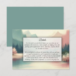 Soft Echoes of the Mountains Begleitkarte