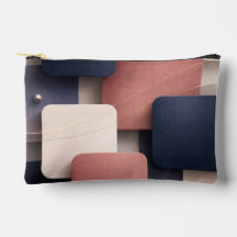 Soft edged-cubes with metallic accents AI art 