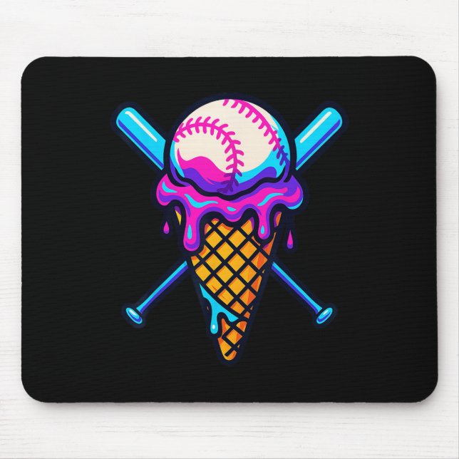 Soft-Eis verkaufen  Mousepad (Vorne)