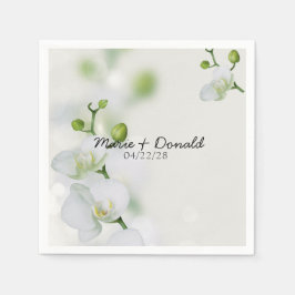 Soft Elegante Orchid Serviette