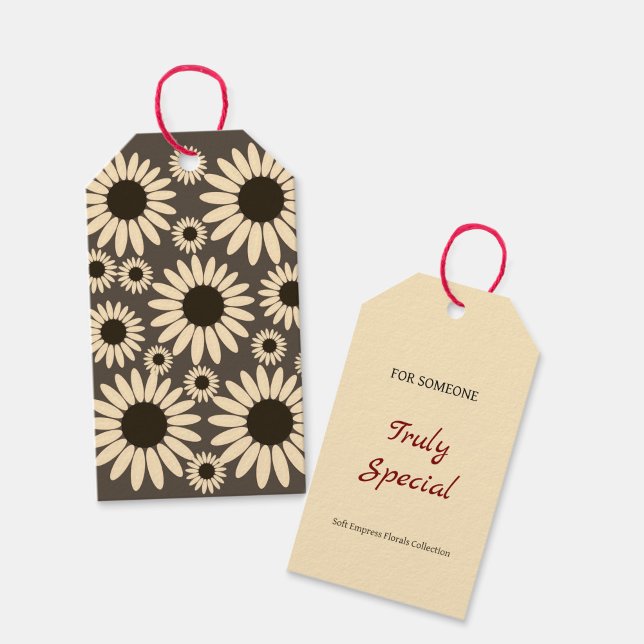 Soft Empress Florals Braune Kaiserin Geschenkanhänger (Von Creator hochgeladen)