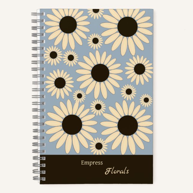  Soft Empress Florals Radiant Empress Notizbuch (Vorderseite)