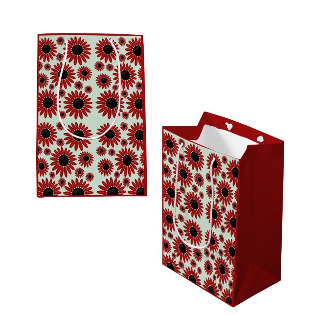 Soft Express Florals Samt Mittlere Geschenktüte (Von Creator hochgeladen)