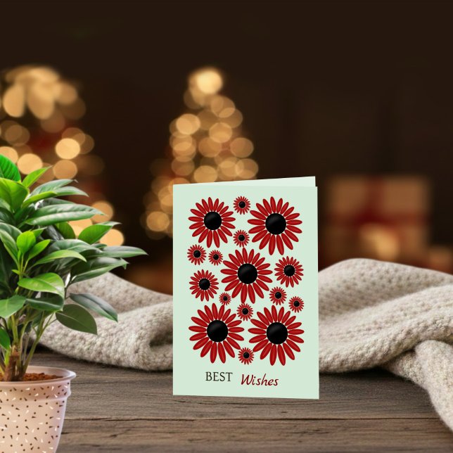 Soft Express Florals Velvet Birthday Karte (Von Creator hochgeladen)