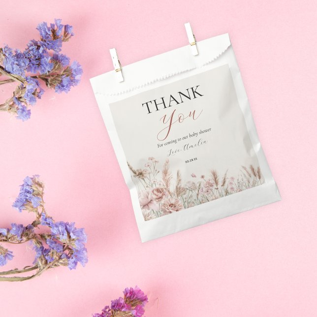 Soft Floral Baby in Bloom Baby Dusche Gefallen Beu Geschenktütchen (Von Creator hochgeladen)