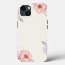 Soft Floral Elegance iPhone Case