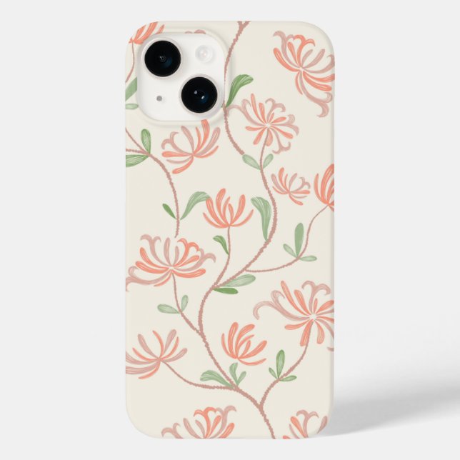 Soft Floral iPhone Case (Rückseite)