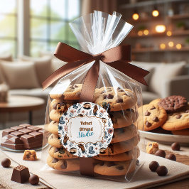 Soft Floral Lash Artist Beauty Studio Runder Aufkleber