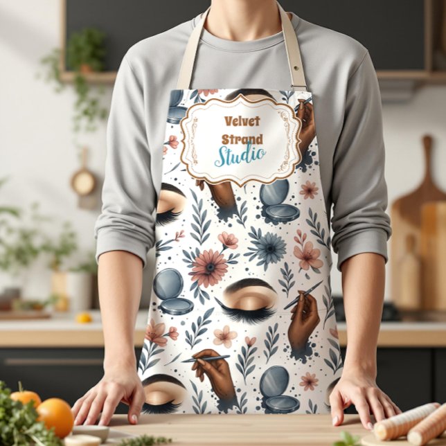 Soft Floral Lash Artist Beauty Studio Schürze (Von Creator hochgeladen)