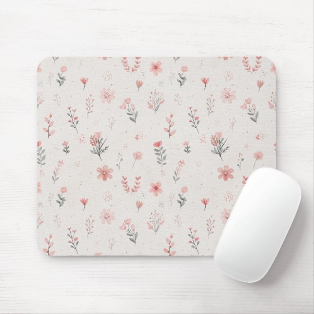 Soft Floral Mouse Pad Mousepad (Mit Mouse)