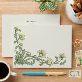 Soft Floral pretty Art Nouveau Wedding