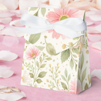 Soft Floral Watercolor Pattern   Geschenkschachtel
