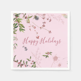 Soft Folies und Berry Frame rosa Papier Napkin Serviette
