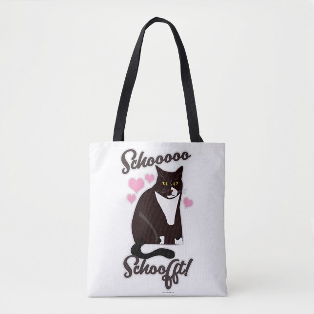 Soft Funny Cat Slogan Tasche (Vorderseite)