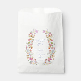 Soft Garden Florals Wedding Geschenktütchen