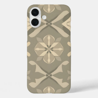 Soft Geometric iPhone16 Case - Nahtloses Muster De