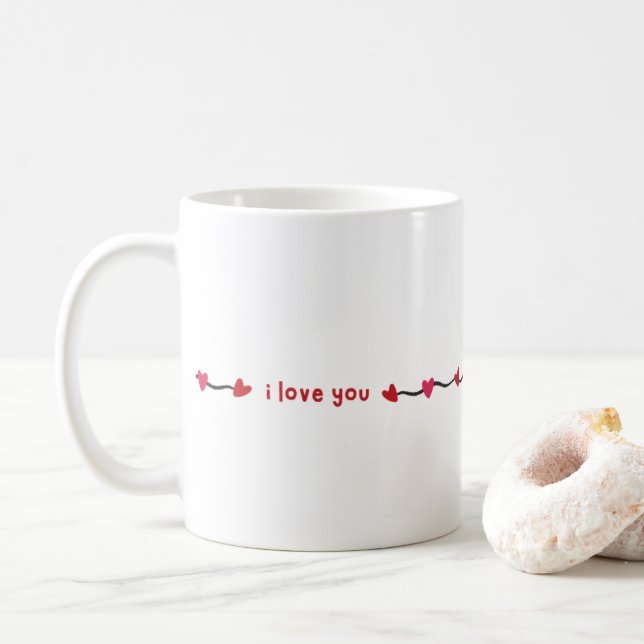 Soft Girl Aesthetic Coquette Mug (Avec donut)